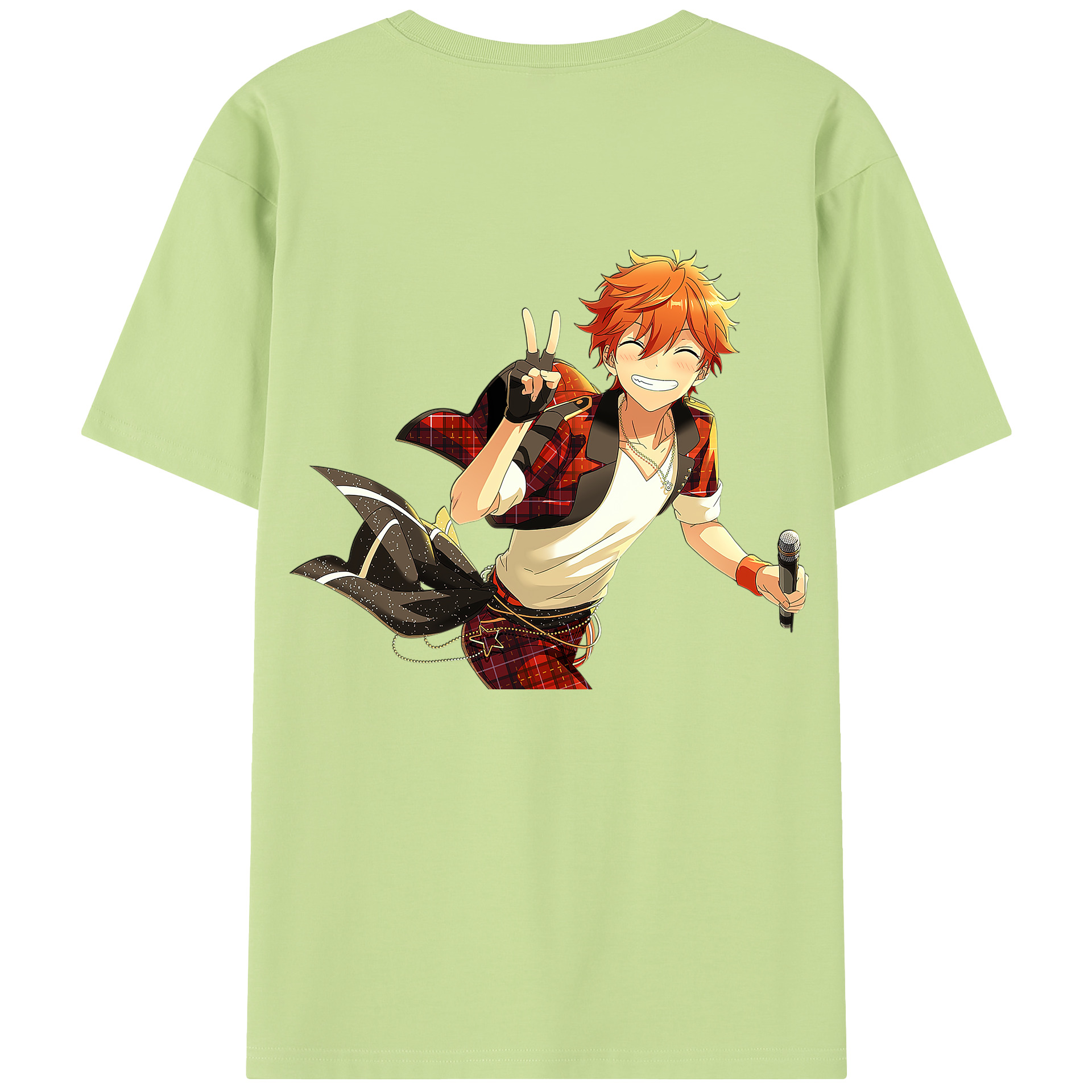 （画像用） あんさんぶるスターズ! Ensemble Stars 綿100％半袖Tシャツ（背面プリント）